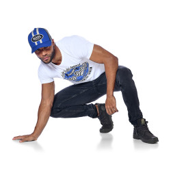 T-shirt col rond homme avec print Rod