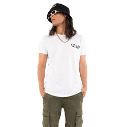 T-shirt col rond regular fit homme en coton Snake