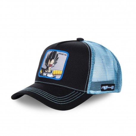 Casquette Capslab DBZ Vegeta noir et bleu