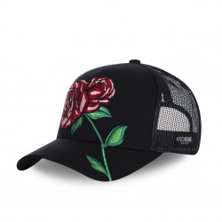 Casquette homme H'echbone Ros Noir filet