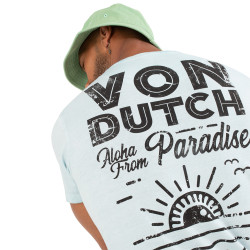 T-shirt col rond regular fit homme en coton Tour