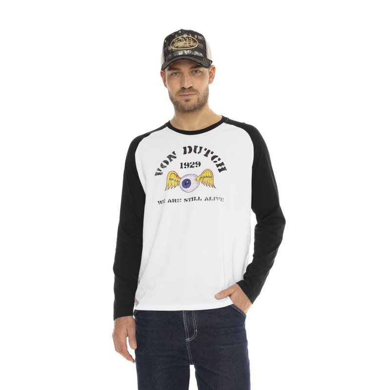 T-shirt homme manches longues Raglan Alive T-shirt homme manches longues Raglan Alive