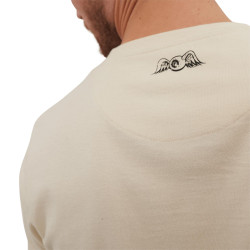 T-shirt à manche longue homme en coton Fire