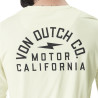 T-shirt homme à manches longues stretch avec print dos Hiro