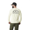 T-shirt homme à manches longues stretch avec print dos Hiro