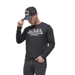 T-shirt à manches longues homme slim fit en coton Live