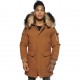 Parka homme H'echbone Best Beige Col fourrure