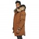 Parka homme H'echbone Best Beige Col fourrure