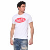 T-shirt homme en coton Front Blanc