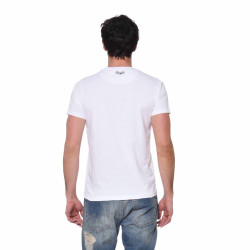 T-shirt homme en coton Front Blanc