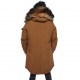 Parka homme H'echbone Best Beige Col fourrure