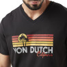 T-shirt homme col rond avec print en coton Sun T-shirt homme col rond avec print en coton Sun