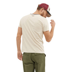 T-shirt col en V homme en coton Glory
