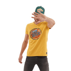 T-shirt col en V homme en coton Klub