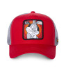 Casquette Capslab trucker Looney Tunes Bugs Bunny Rouge