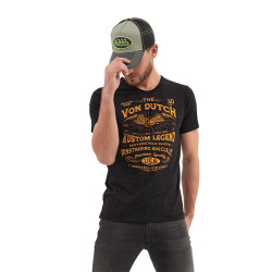 T-shirt homme col en v en coton List