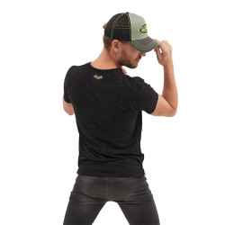 T-shirt homme col en v en coton List