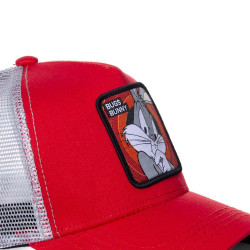 Casquette Capslab trucker Looney Tunes Bugs Bunny Rouge