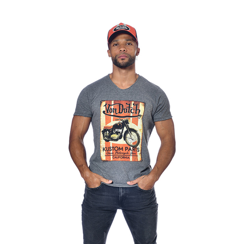 T-shirt col rond homme avec print Parts