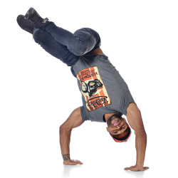 T-shirt col rond homme avec print Parts