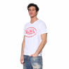 T-shirt homme Col V Ron Blanc