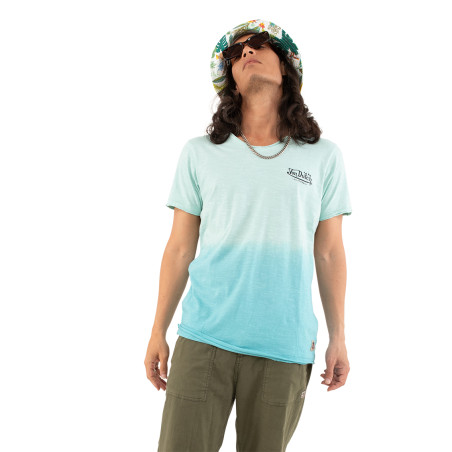 T-shirt homme Col en V regulat fit avec print devant Snuck