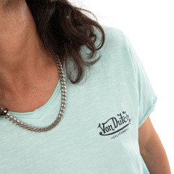 T-shirt homme Col en V regulat fit avec print devant Snuck