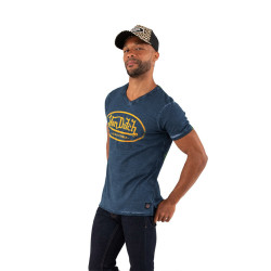 T-shirt col V homme en coton Tyron