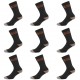  Lot de 9 Paires de Chaussettes hautes de travail TEK - BX/CHS/1/TEKBX9 