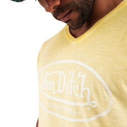 T-shirt col V homme en coton Tyron