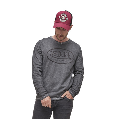 T-shirt à manches longues homme en coton Rony