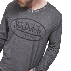 T-shirt à manches longues homme en coton Rony