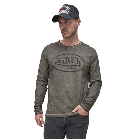 T-shirt à manches longues homme en coton Rony