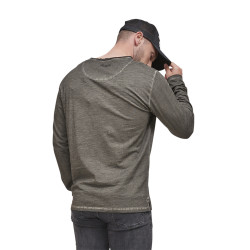 T-shirt à manches longues homme en coton Rony