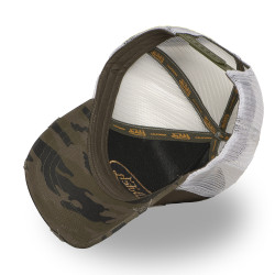 Casquette baseball avec filet adulte avec visière motif Camouflage