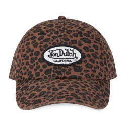 Casquette dad cap adulte en twill avec motif Leopard