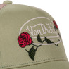 Casquette baseball avec filet femme avec broderie Roses