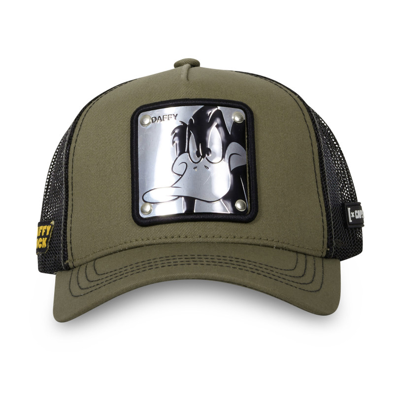 Casquette homme trucker Looney Tunes Daffy Capslab Casquette homme trucker Looney Tunes Daffy Capslab