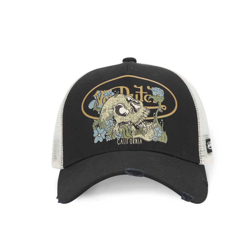 Casquette baseball avec filet femme avec print Vegetal Skull Casquette baseball avec filet femme avec print Vegetal Skull