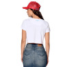 T-shirt crop top femme Calie