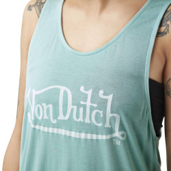 Débardeur  femme loose avec logo devant Basic