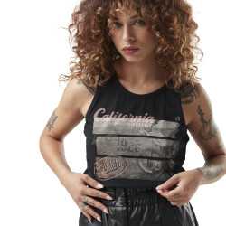 Débardeur femme imprimé en coton Photo