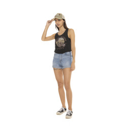 Débardeur femme loose Cafe Racer