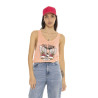 Débardeur femme loose Skull Flower