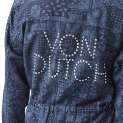 Surchemise femme toile confort avec print et clous en coton Clous