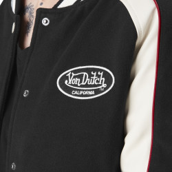 Veste femme teddy avec patch devant et broderie dans le dos Rug