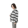 Veste femme à carreaux avec patch Squares Veste femme à carreaux avec patch Squares
