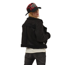 Veste femme doublée avec broderie