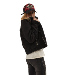 Veste femme doublée avec broderie