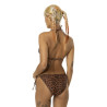 Maillot de bain femme 2 pièces triangle Leopard